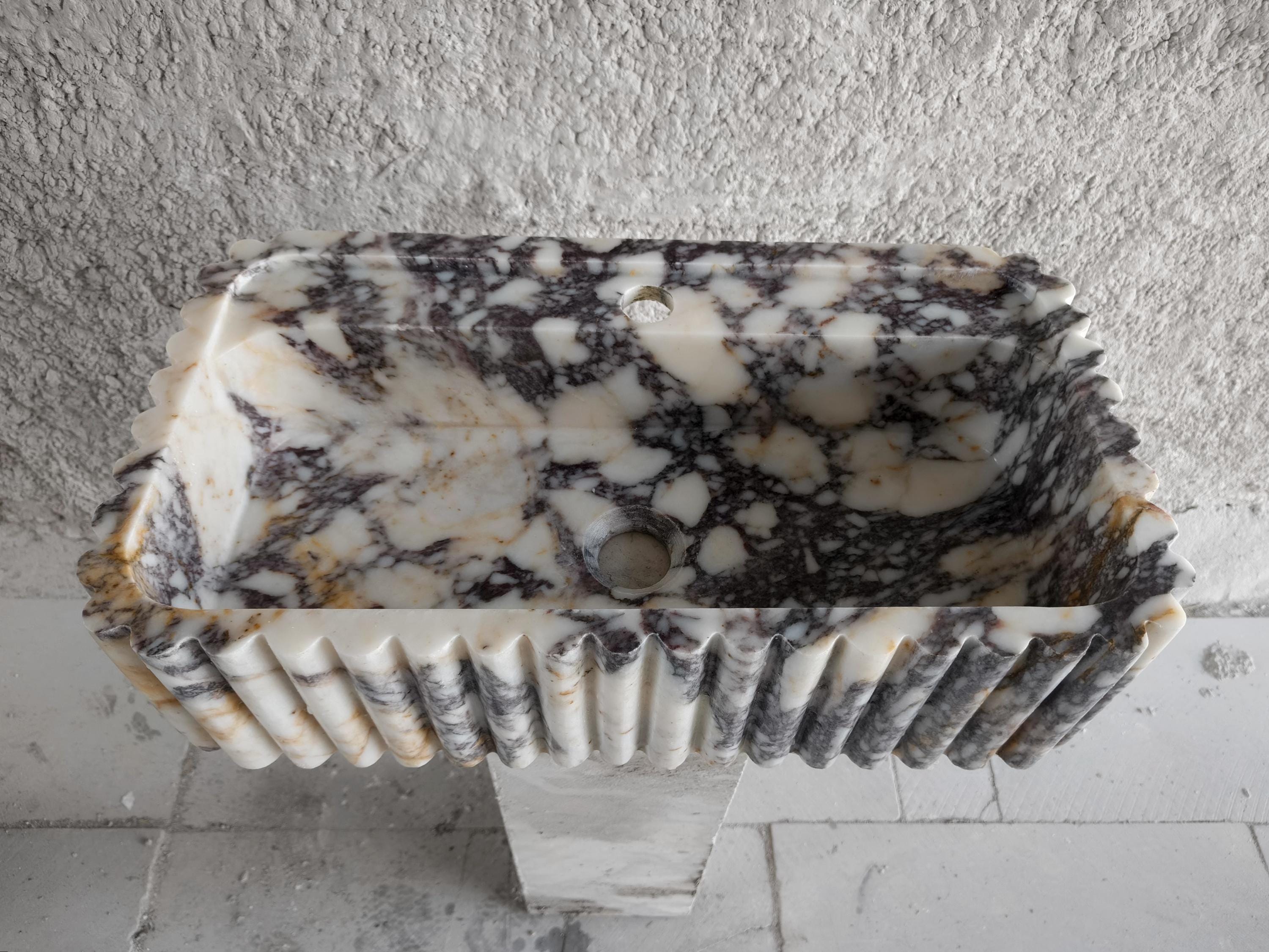 Luxury Calacatta Marble Vanity Sink - Bathroom Washbasin
