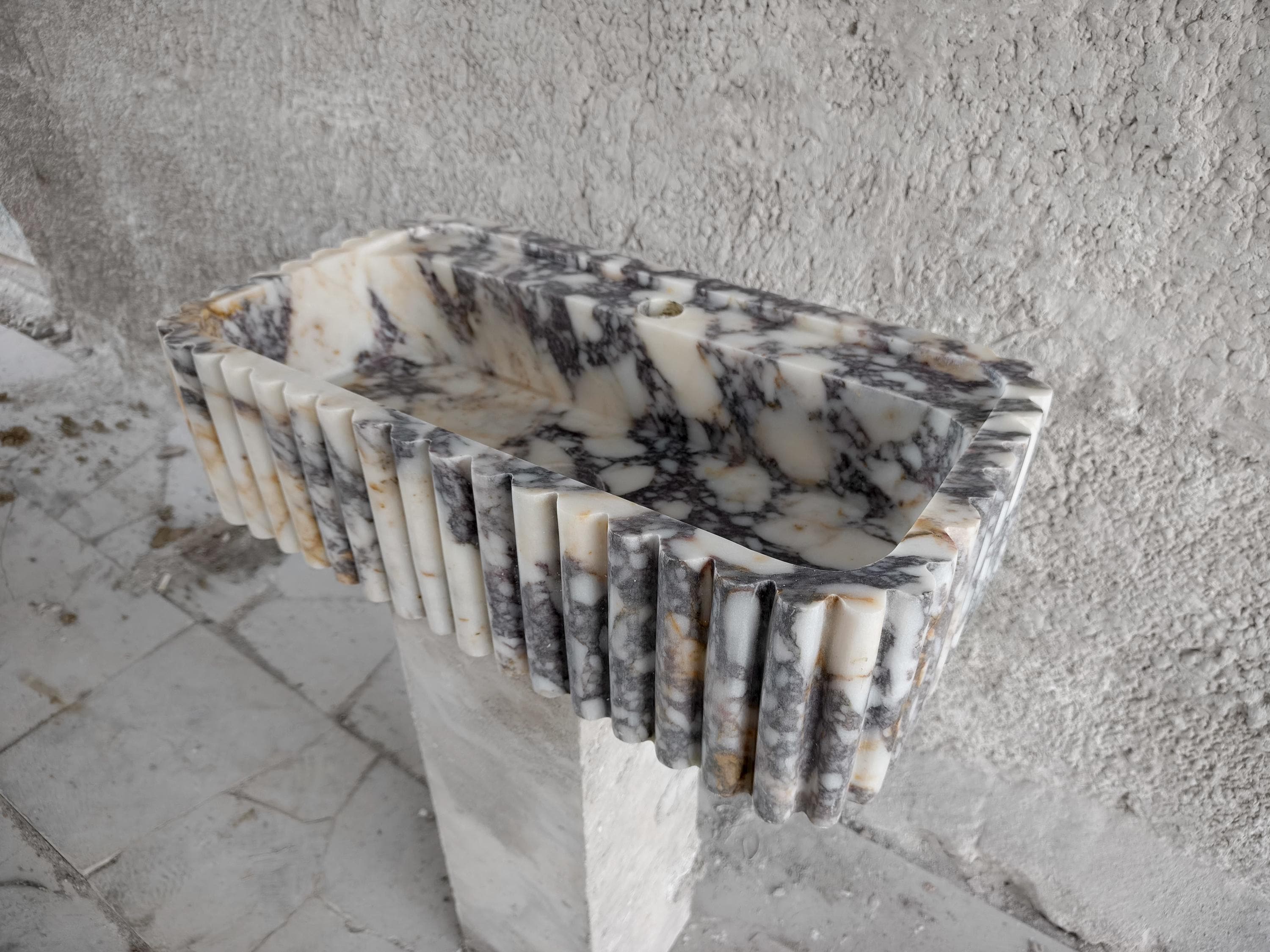 Luxury Calacatta Marble Vanity Sink - Bathroom Washbasin